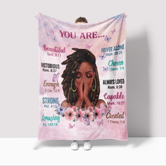 💗 Inspirational Quotes Throw Blanket - Picture 1 of 3
